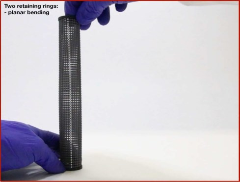 Morphing surfaces made of slidable rods