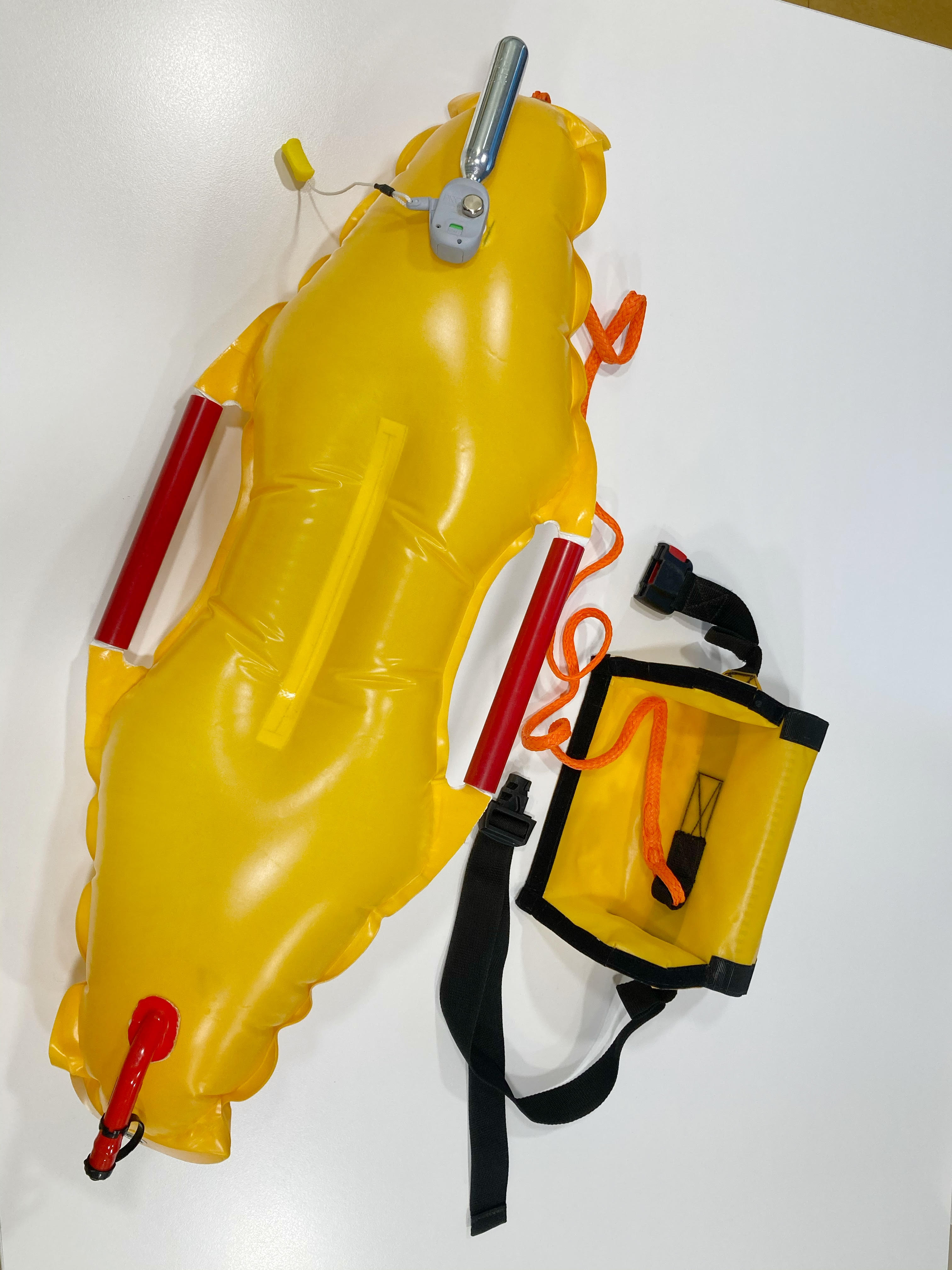 Small Compact Inflatable Rescue Quick RESCUE. New foldable, self-inflating, light and highly portable ...
