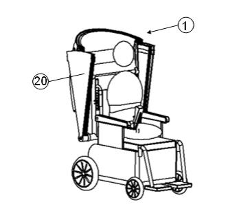 Retractable hood for motorized wheelchairs.