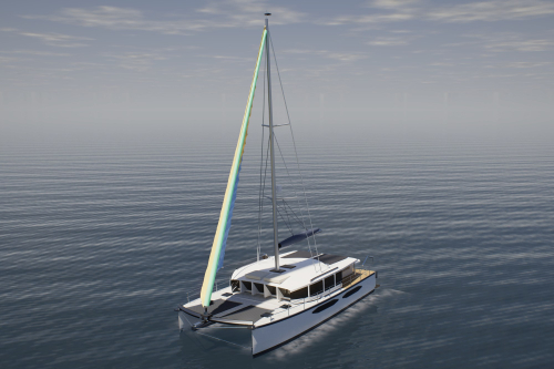 Adaptive headsail management system for multihull yachts — patent pending