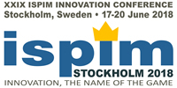 XXIX ISPIM Innovation Conference: Innovation, The Name of The Game