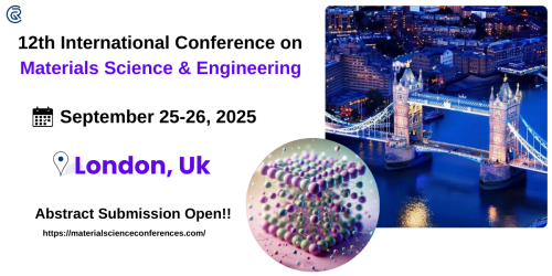 12th International Conference on Materials Science & Engineering