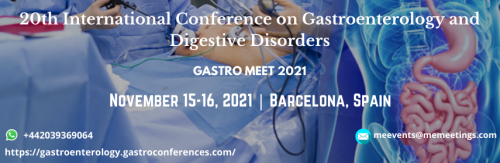 20th International Conference on Gastroenterology and Digestive Disorders