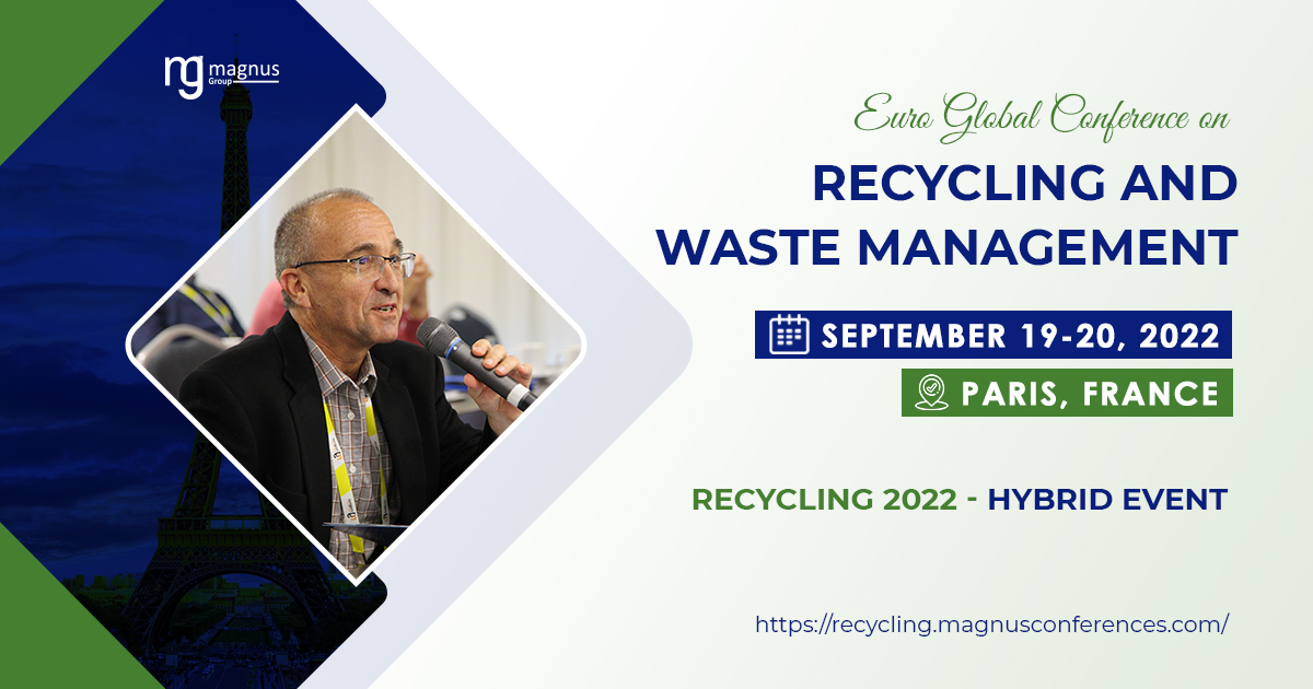 Euro Global Conference On Recycling And Waste Management